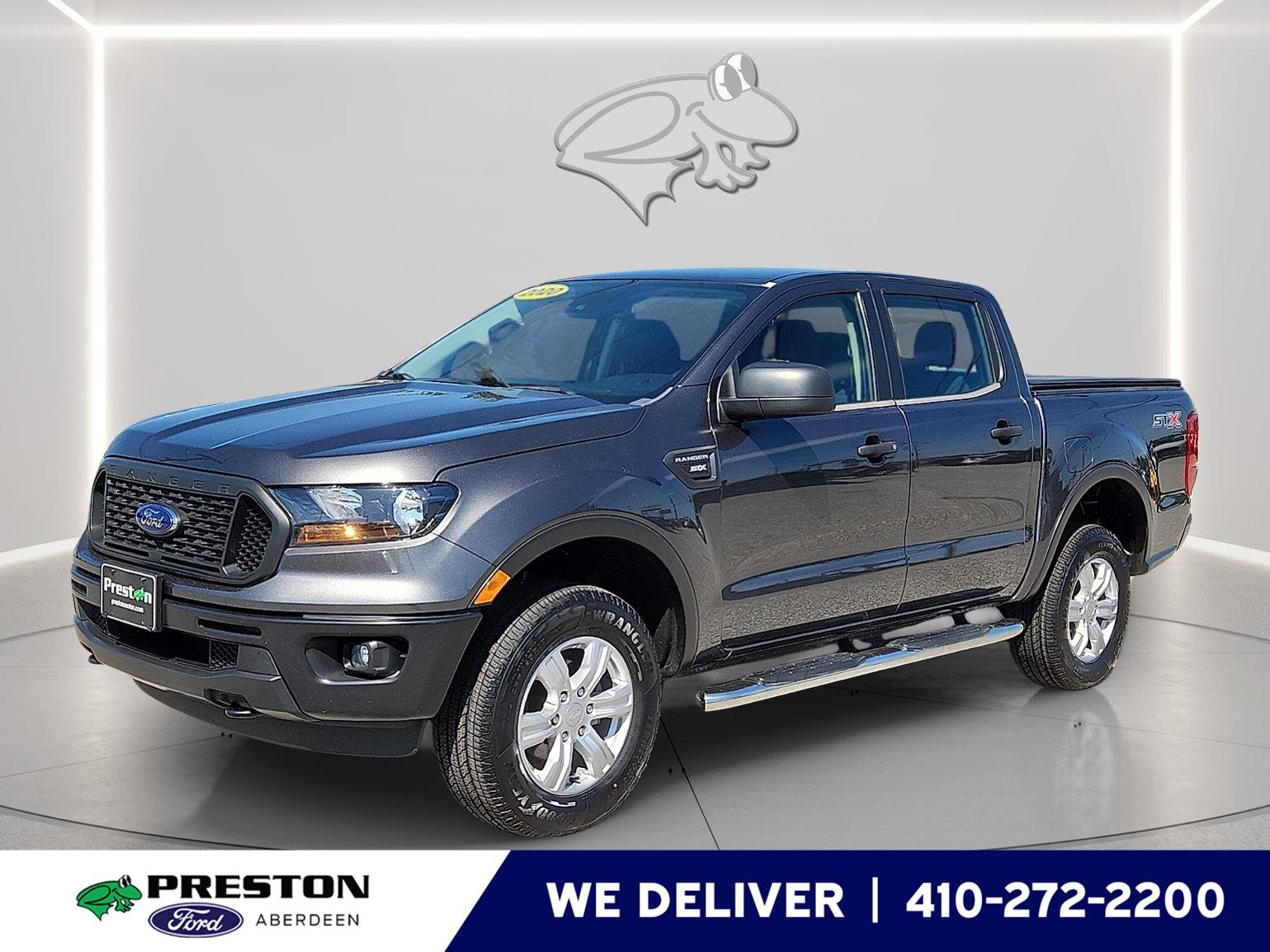 Gray (Magnetic) 2020 Ford Ranger Pickup Truck Four-Wheel Drive Automatic