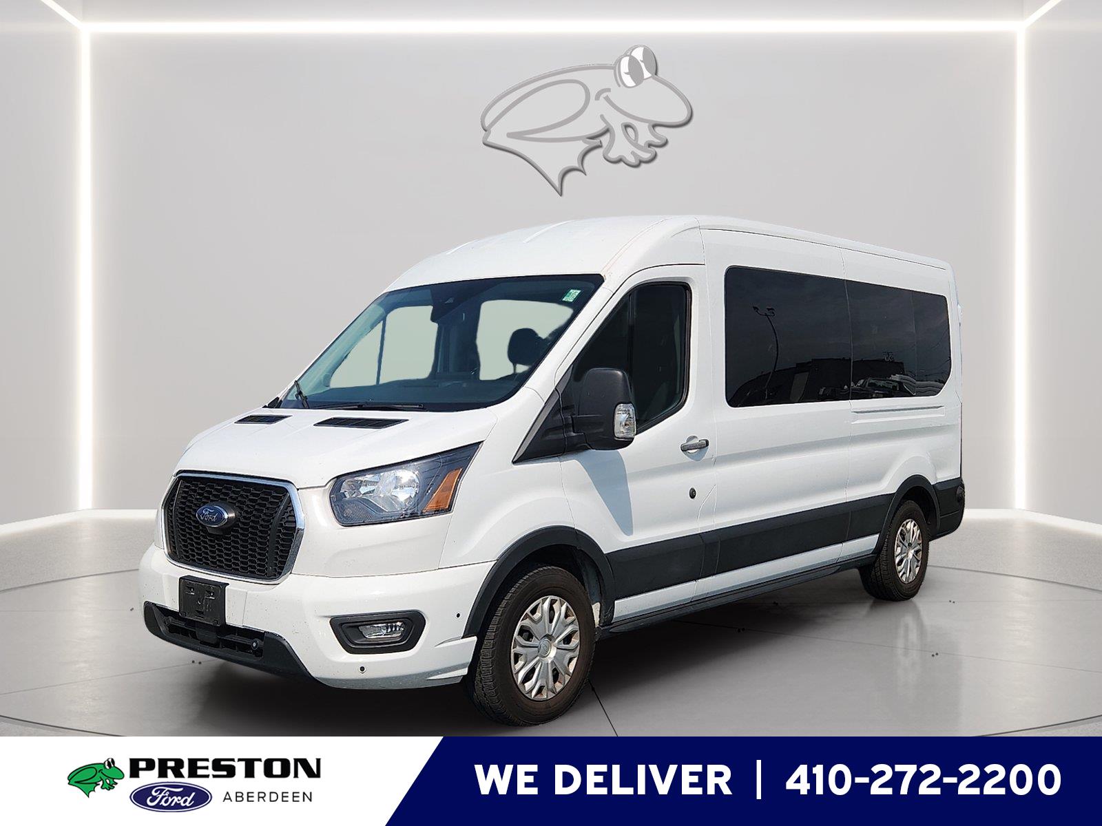 Oxford White 2024 Ford Transit Passenger Van Rear-Wheel Drive Automatic