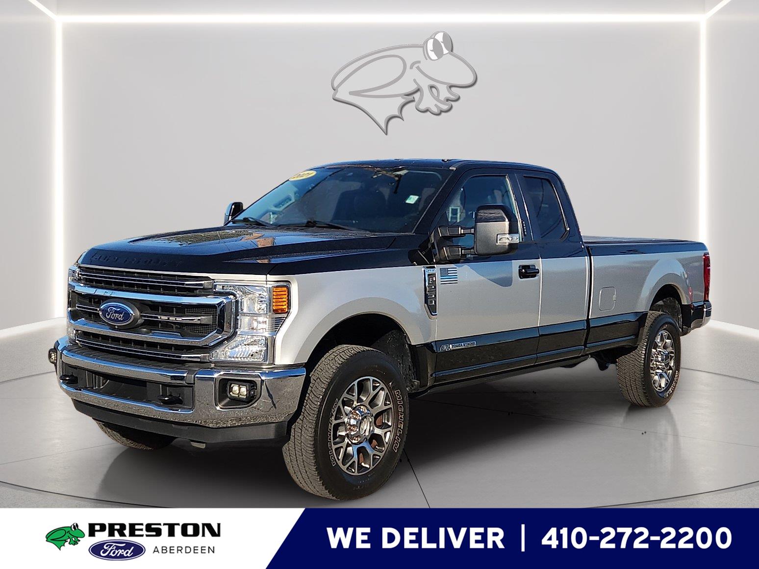 Agate Black 2021 Ford F-250 Super Duty Pickup Truck Four-Wheel Drive Automatic