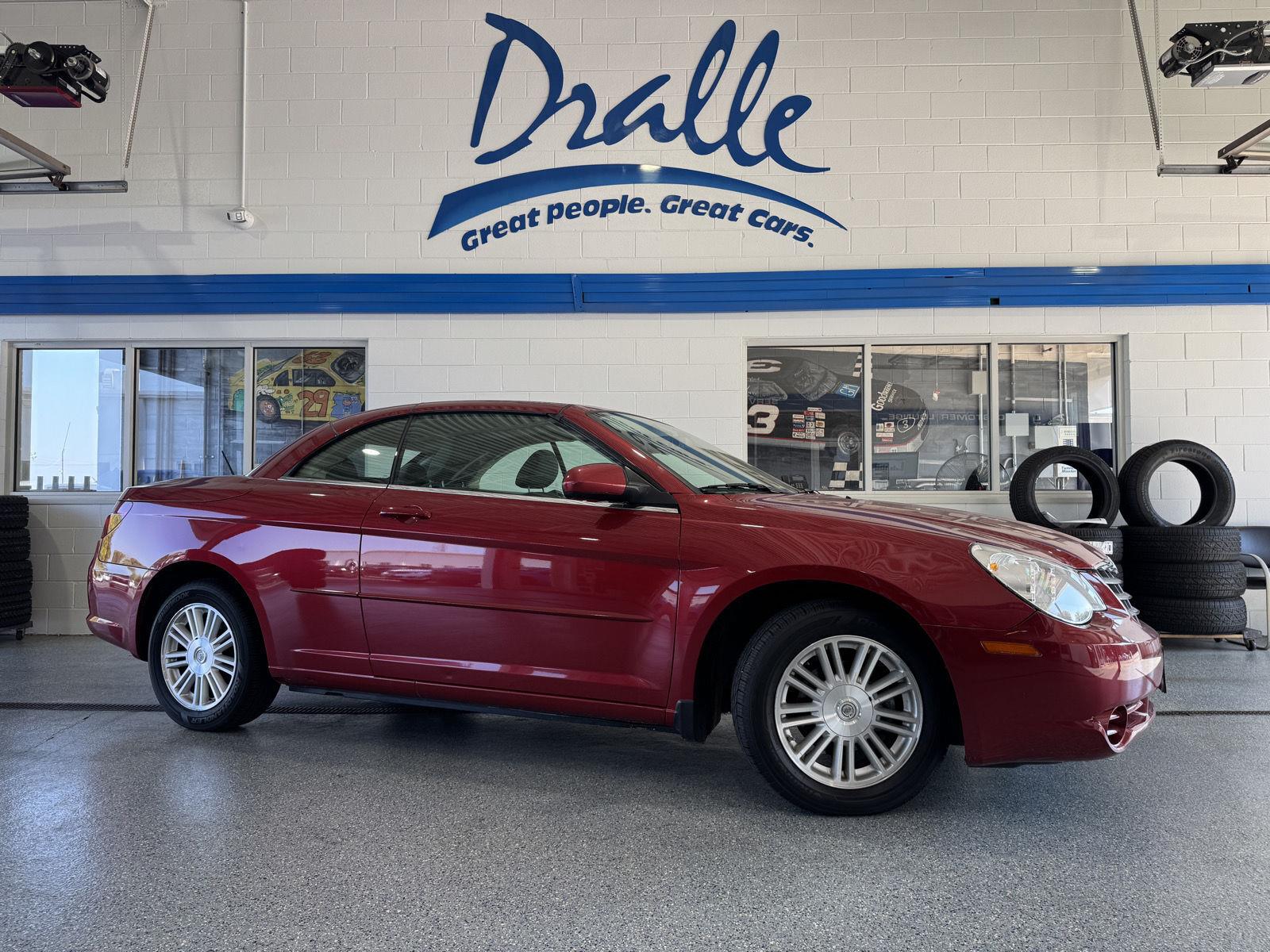 Inferno Red Hard Top 2008 Chrysler Sebring Convertible Front-Wheel Drive 4-Speed Automatic