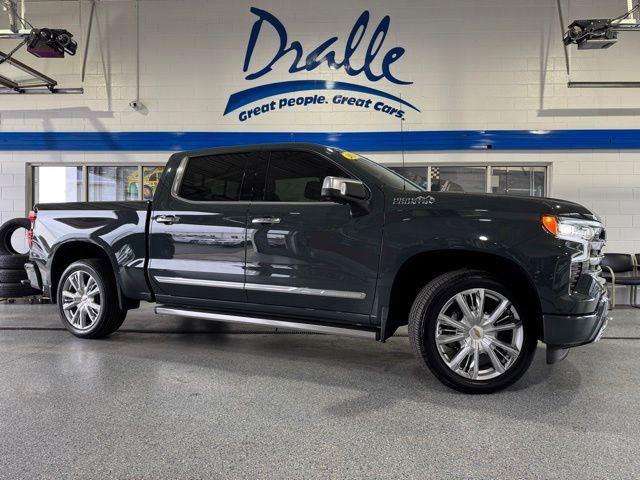 Cypress Gray 2026 Chevrolet Silverado 1500 High Country Crew Cab 4WD Pickup Truck Four-Wheel Drive Automatic