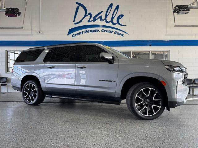 Gray (Sterling Grey Metallic) 2024 Chevrolet Suburban RST 4WD SUV / Crossover Four-Wheel Drive Automatic
