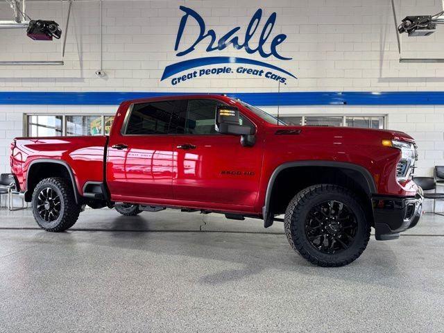 Radiant Red Tintcoat 2026 Chevrolet Silverado 2500HD LTZ Crew Cab 4WD Pickup Truck Four-Wheel Drive Automatic