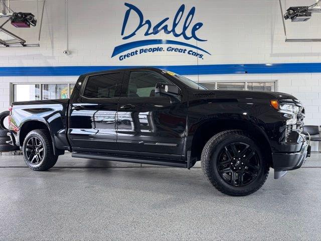 Black 2025 Chevrolet Silverado 1500 Pickup Truck Four-Wheel Drive Automatic