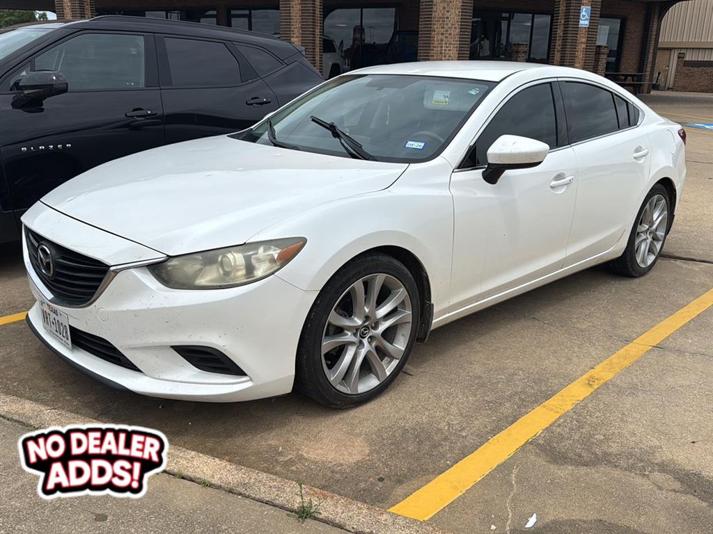 Snowflake White Pearl Mica 2016 Mazda MAZDA6 i Touring Sedan Front-Wheel Drive Automatic