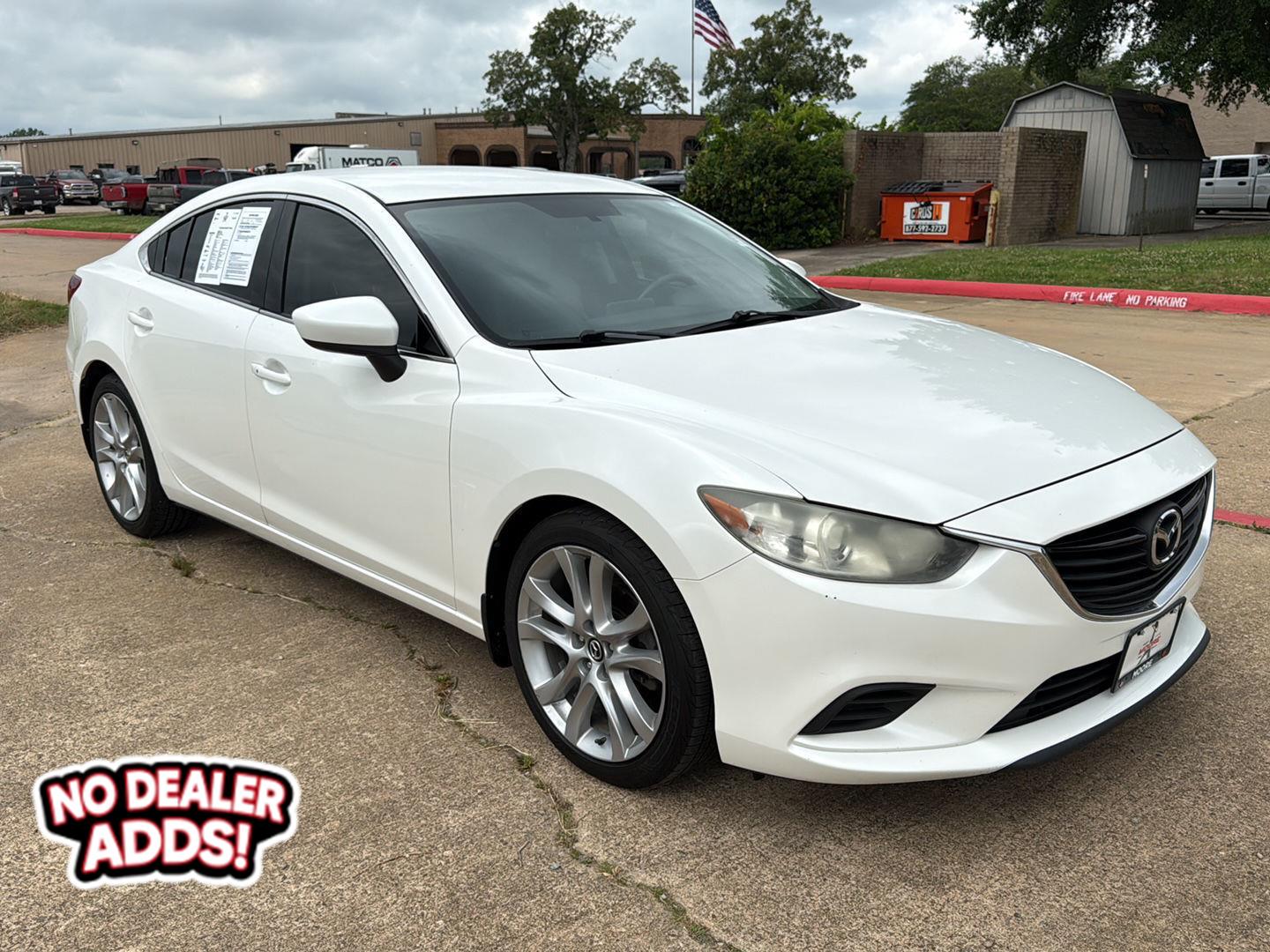 Snowflake White Pearl Mica 2016 Mazda MAZDA6 i Touring Sedan Front-Wheel Drive Automatic