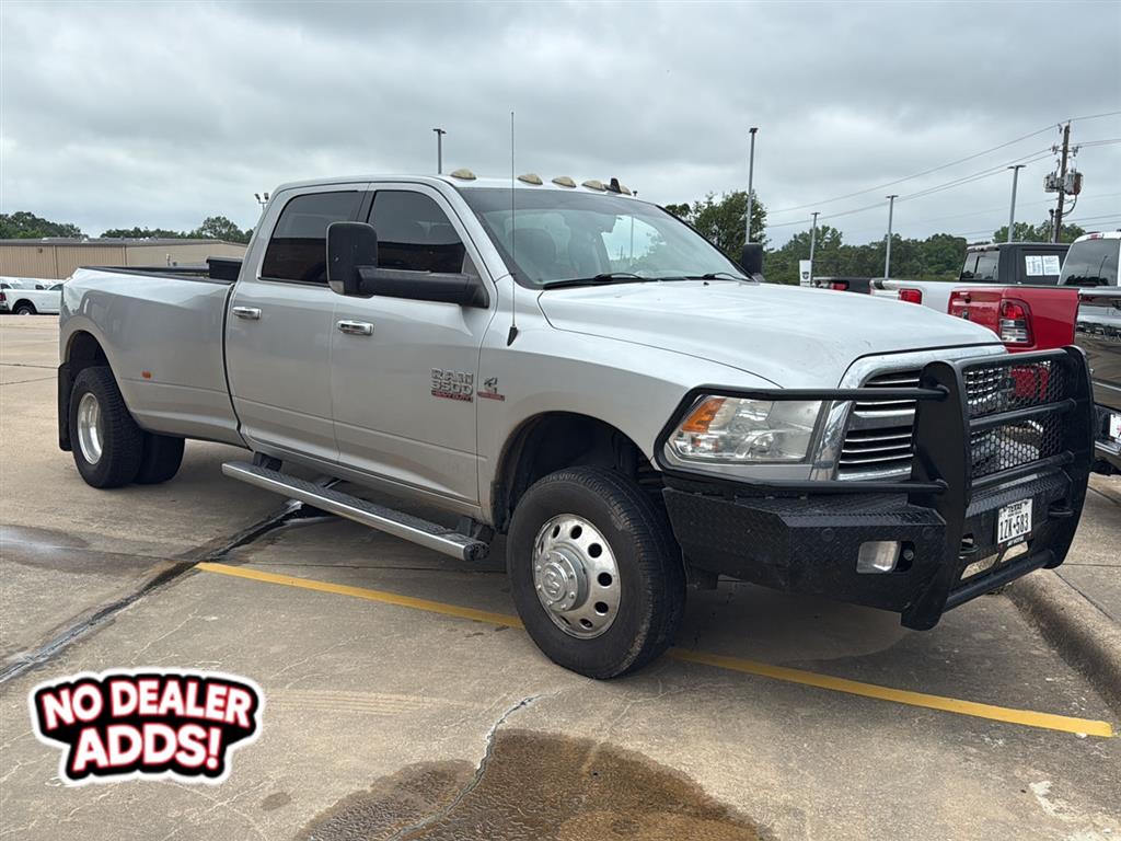 Bright Silver Metallic Clearcoat 2016 RAM 3500 Lone Star Crew Cab LB DRW 4WD Pickup Truck Four-Wheel Drive 6-Speed Automatic