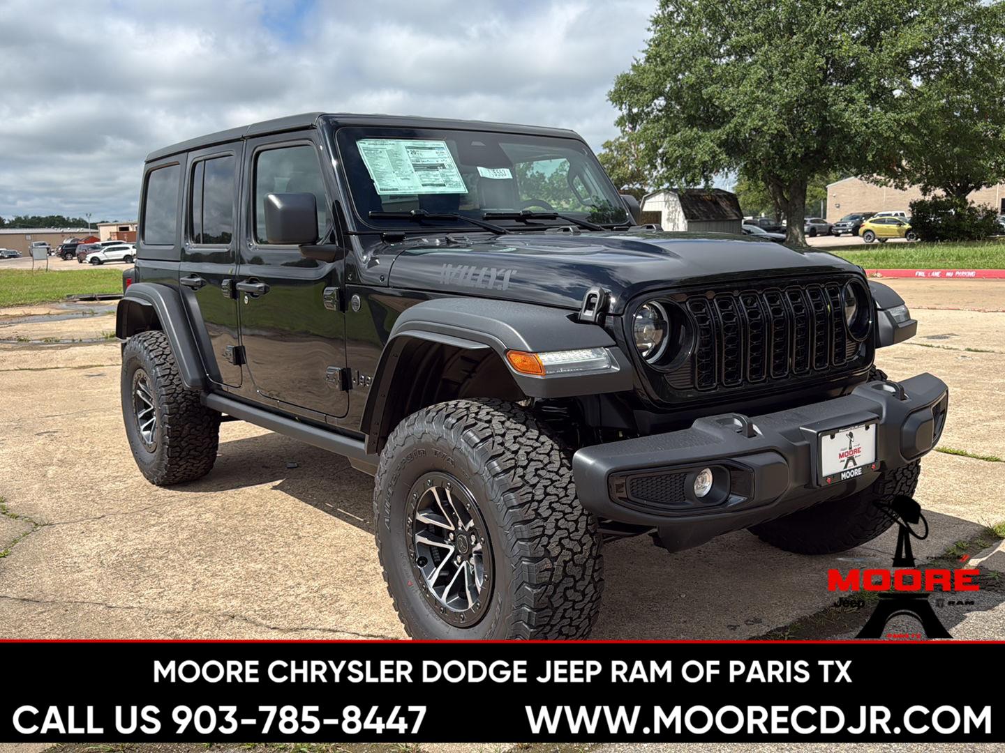 Black Clearcoat 2026 Jeep Wrangler SUV / Crossover Four-Wheel Drive 8-Speed Automatic