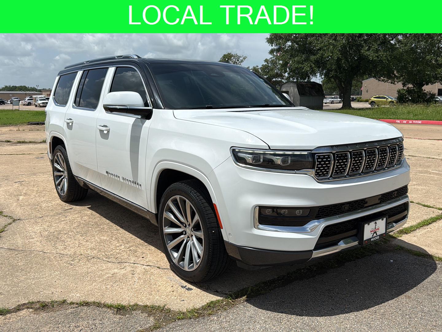 Bright White Clearcoat 2022 Jeep Grand Wagoneer SUV / Crossover Four-Wheel Drive 8-Speed Automatic