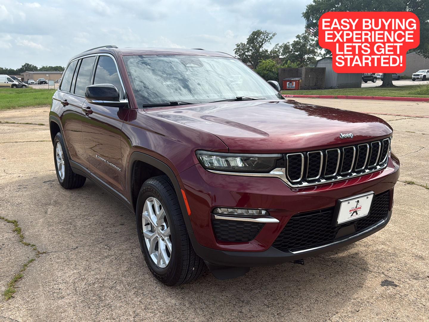 Velvet Red Pearlcoat 2023 Jeep Grand Cherokee SUV / Crossover Four-Wheel Drive 8-Speed Automatic