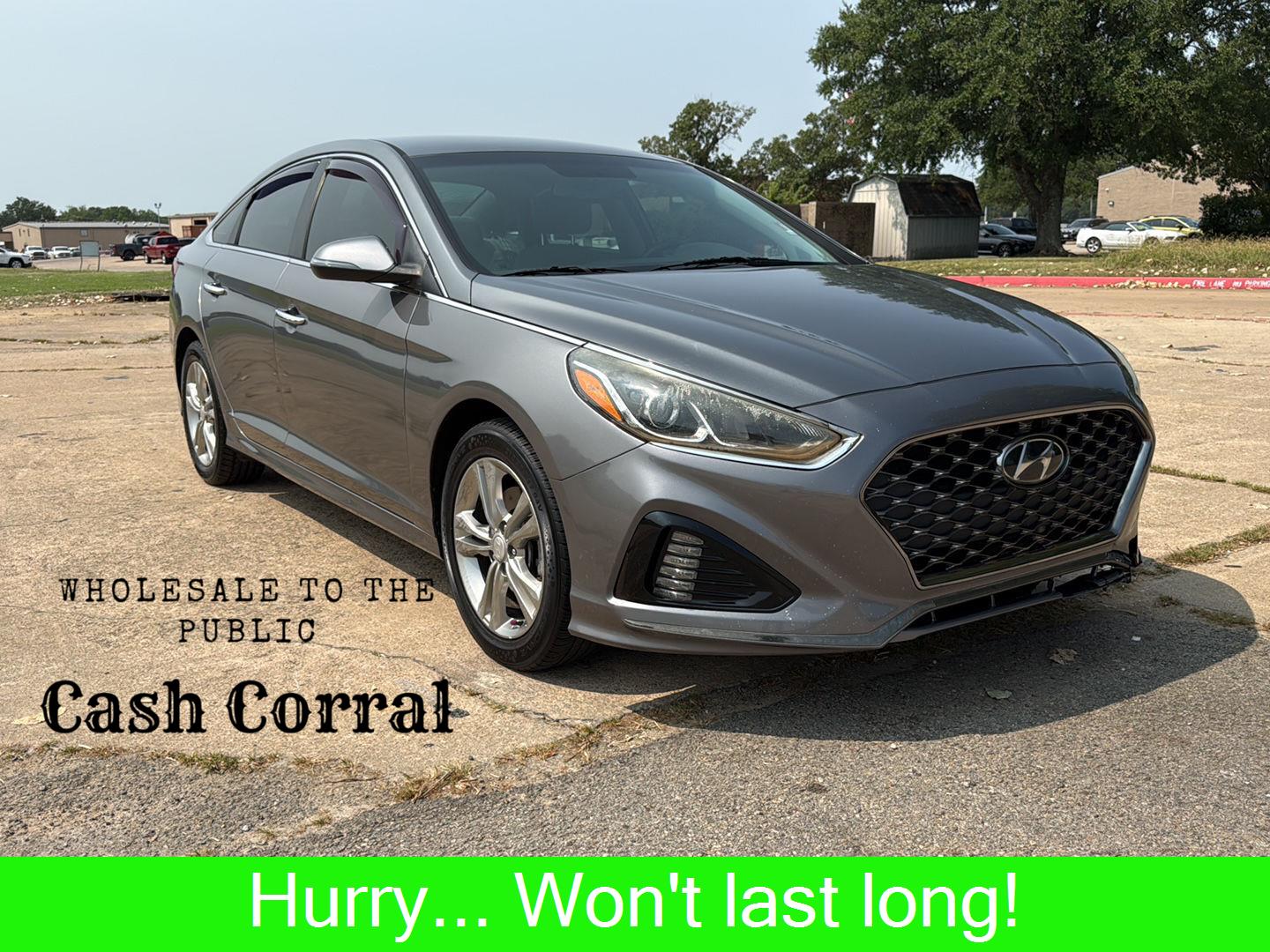 Machine Gray 2019 Hyundai Sonata Sedan Front-Wheel Drive Automatic