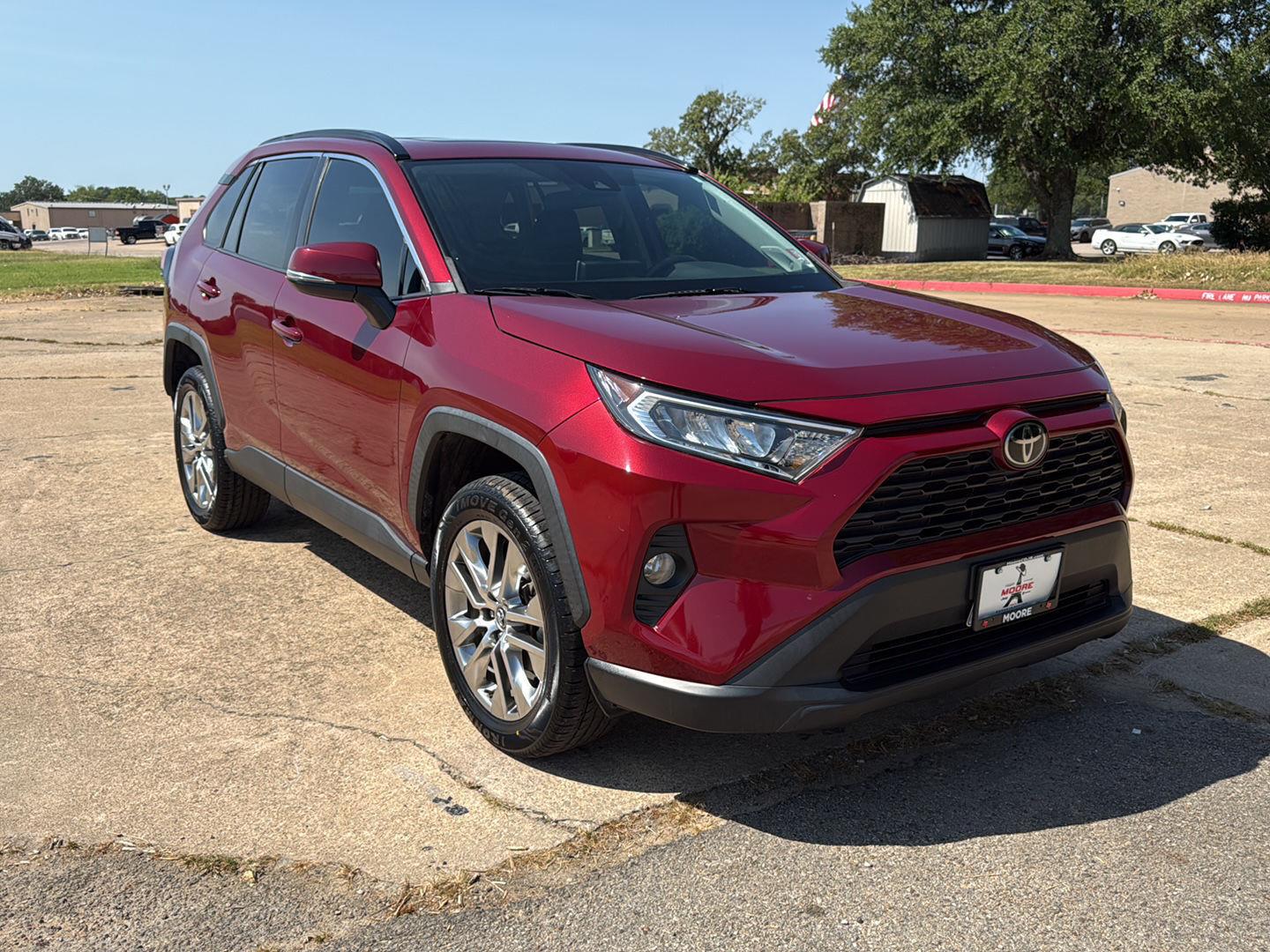 Red (Ruby Flare Pearl) 2020 Toyota RAV4 SUV / Crossover Front-Wheel Drive 8-Speed Automatic