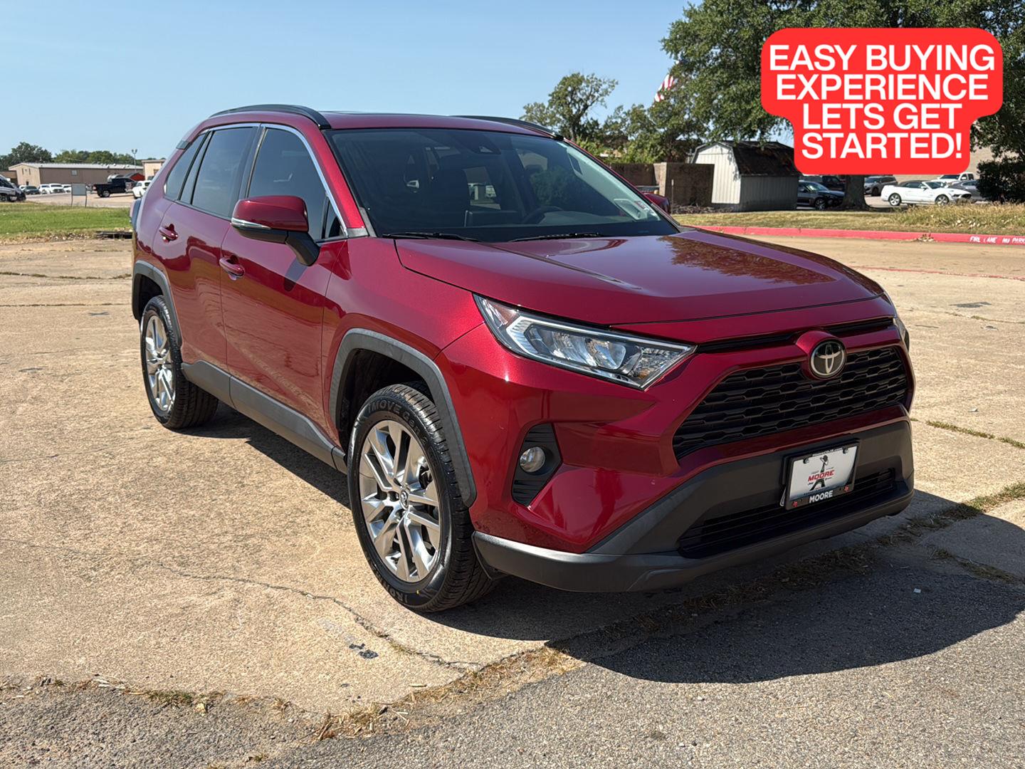 Red (Ruby Flare Pearl) 2020 Toyota RAV4 SUV / Crossover Front-Wheel Drive 8-Speed Automatic