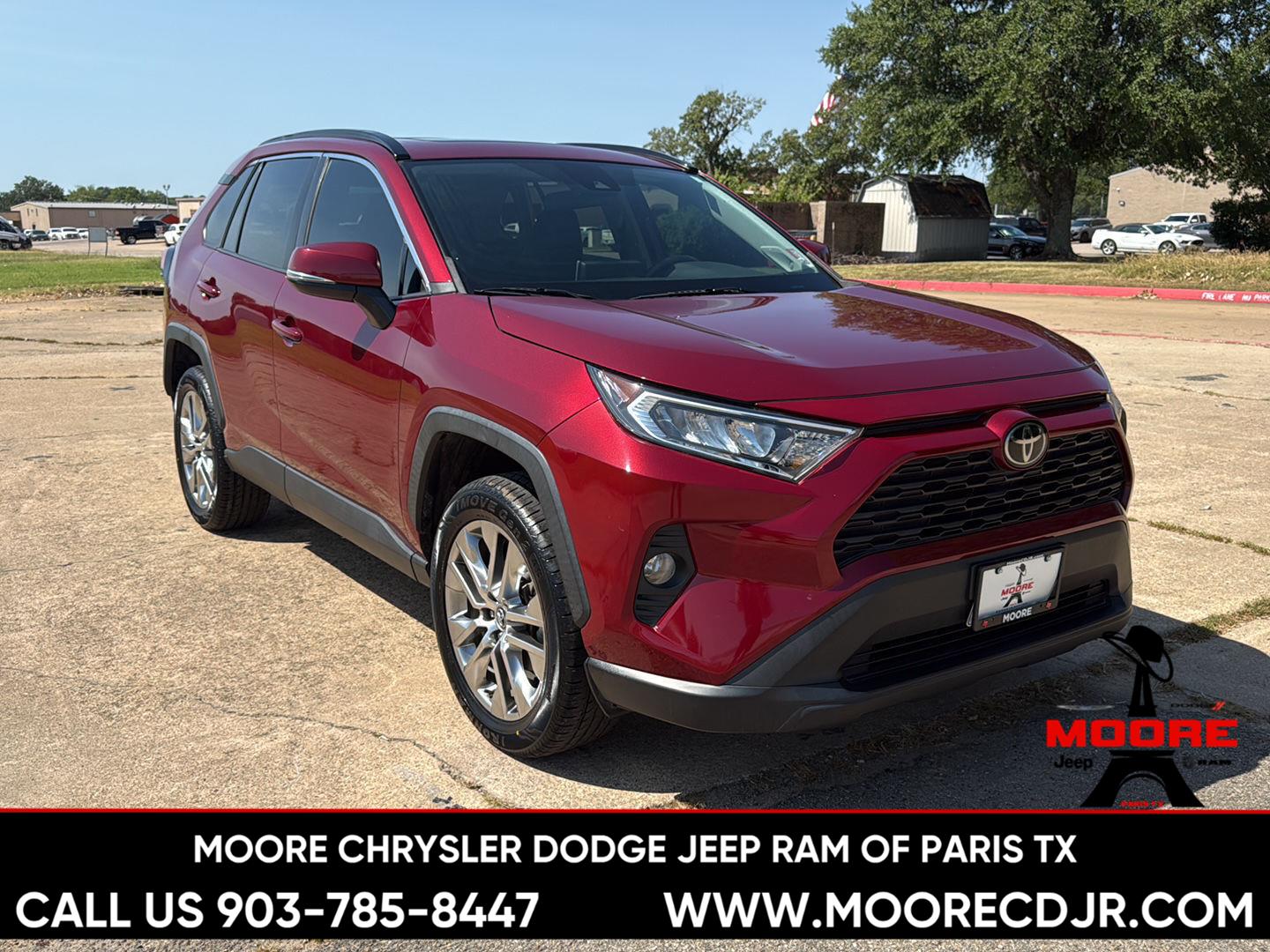 Red (Ruby Flare Pearl) 2020 Toyota RAV4 SUV / Crossover Front-Wheel Drive 8-Speed Automatic