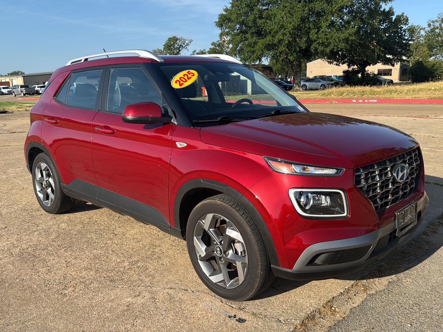 Ultimate Red 2025 Hyundai Venue SUV / Crossover Front-Wheel Drive Continuously Variable Transmission