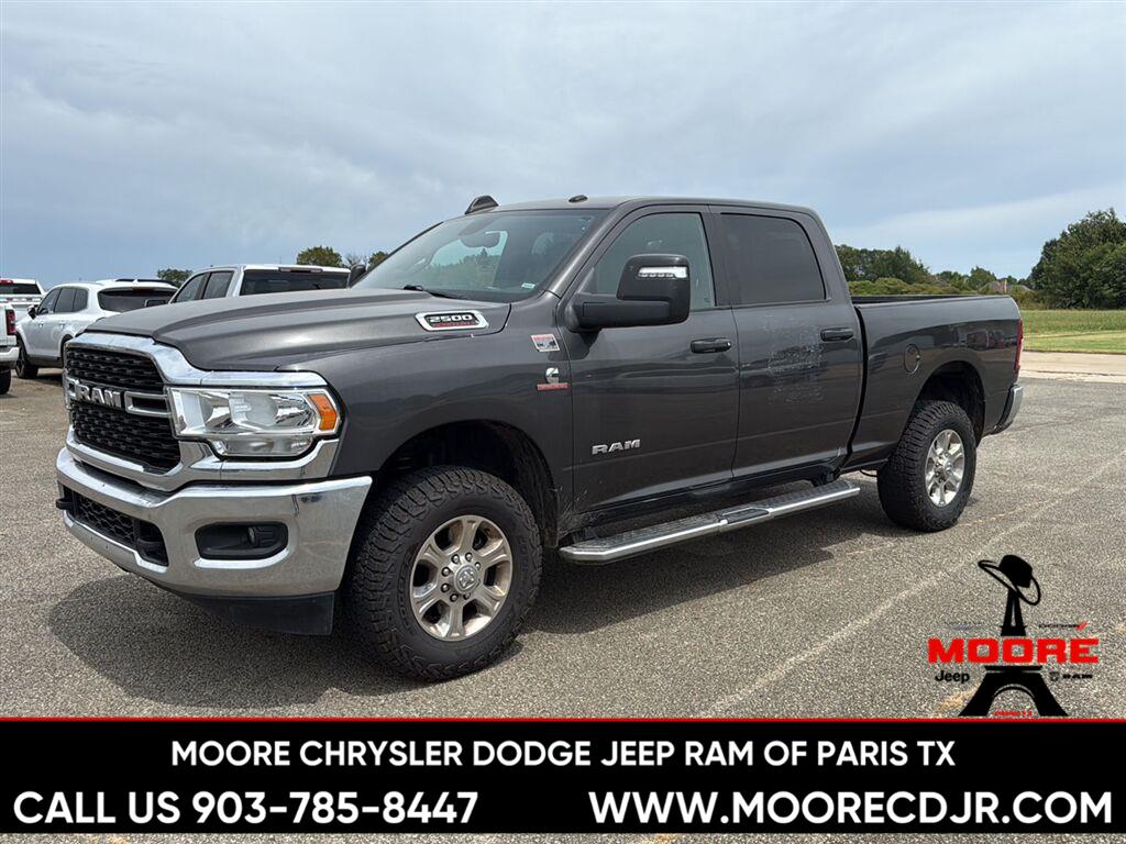 Gray (Granite Crystal Metallic Clearcoat) 2024 RAM 2500 Pickup Truck Four-Wheel Drive 6-Speed Automatic