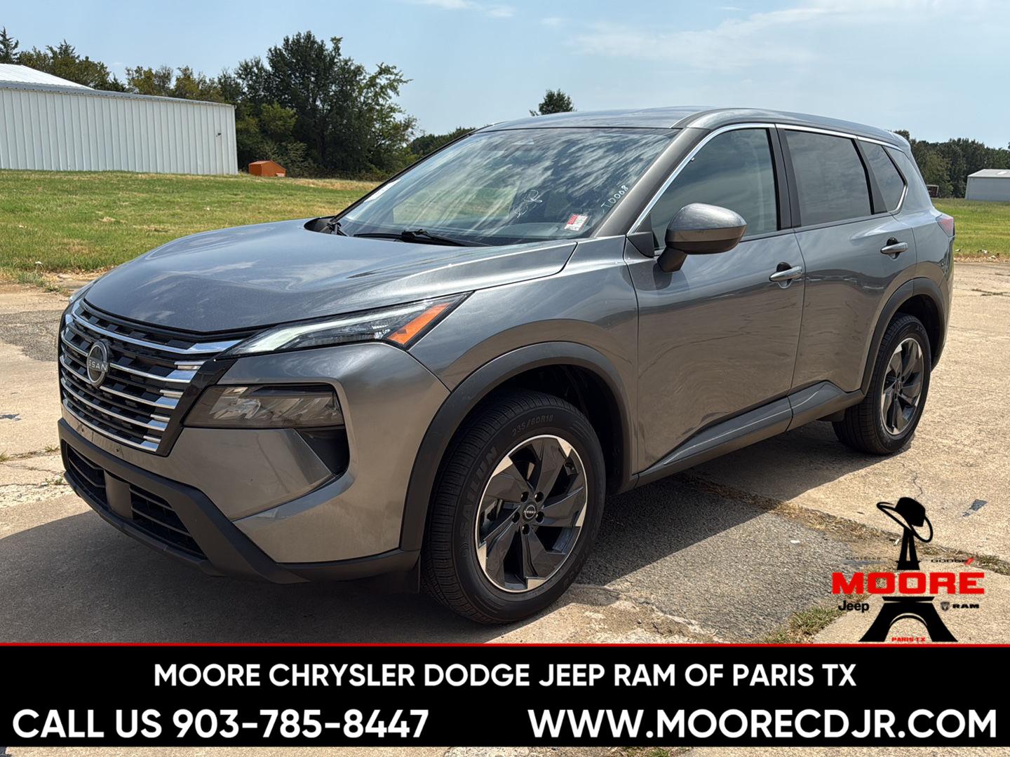 Gray (Gun Metallic) 2025 Nissan Rogue SUV / Crossover Front-Wheel Drive Continuously Variable Transmission