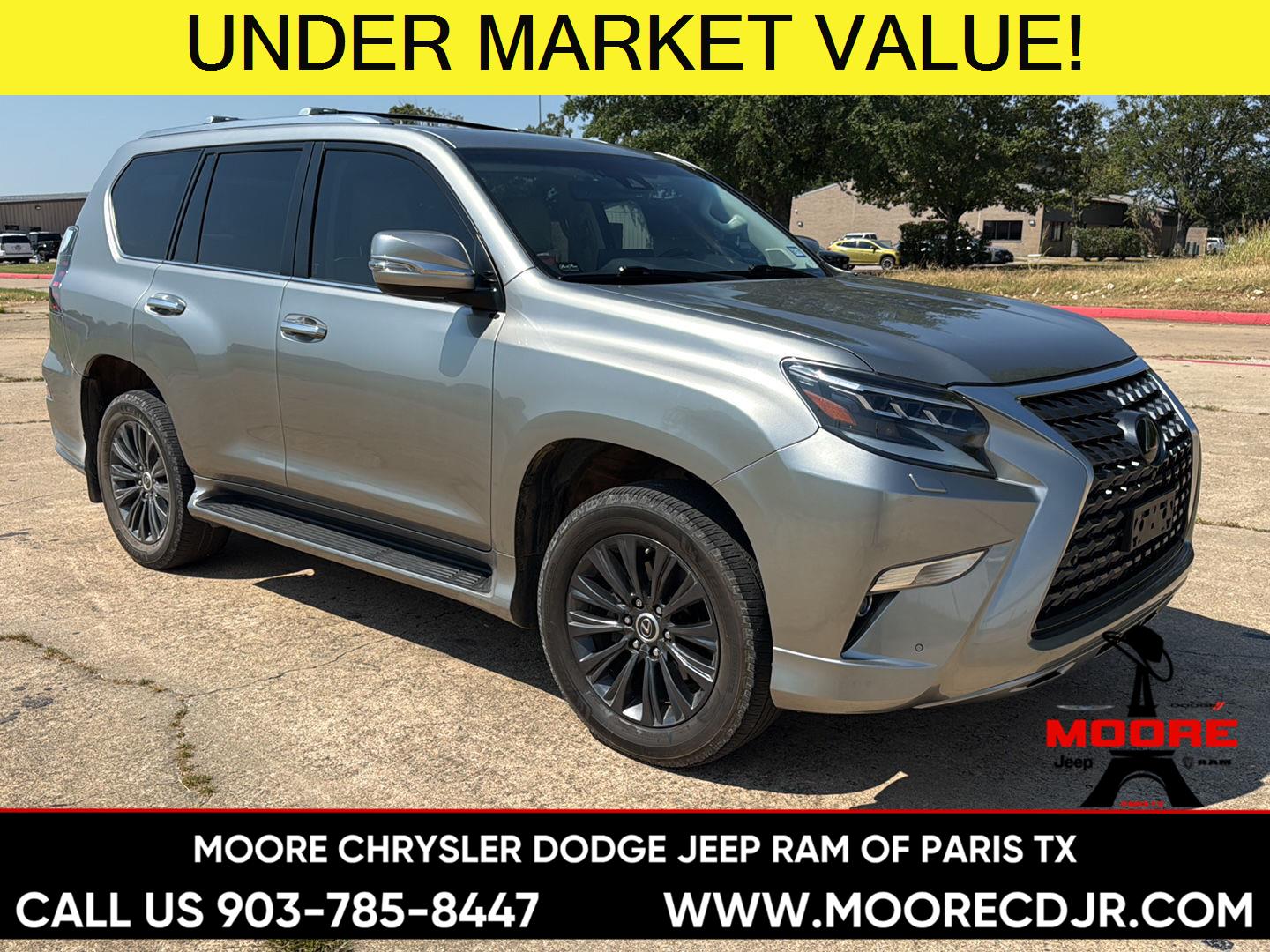 Atomic Silver 2023 Lexus GX SUV / Crossover All-Wheel Drive Automatic