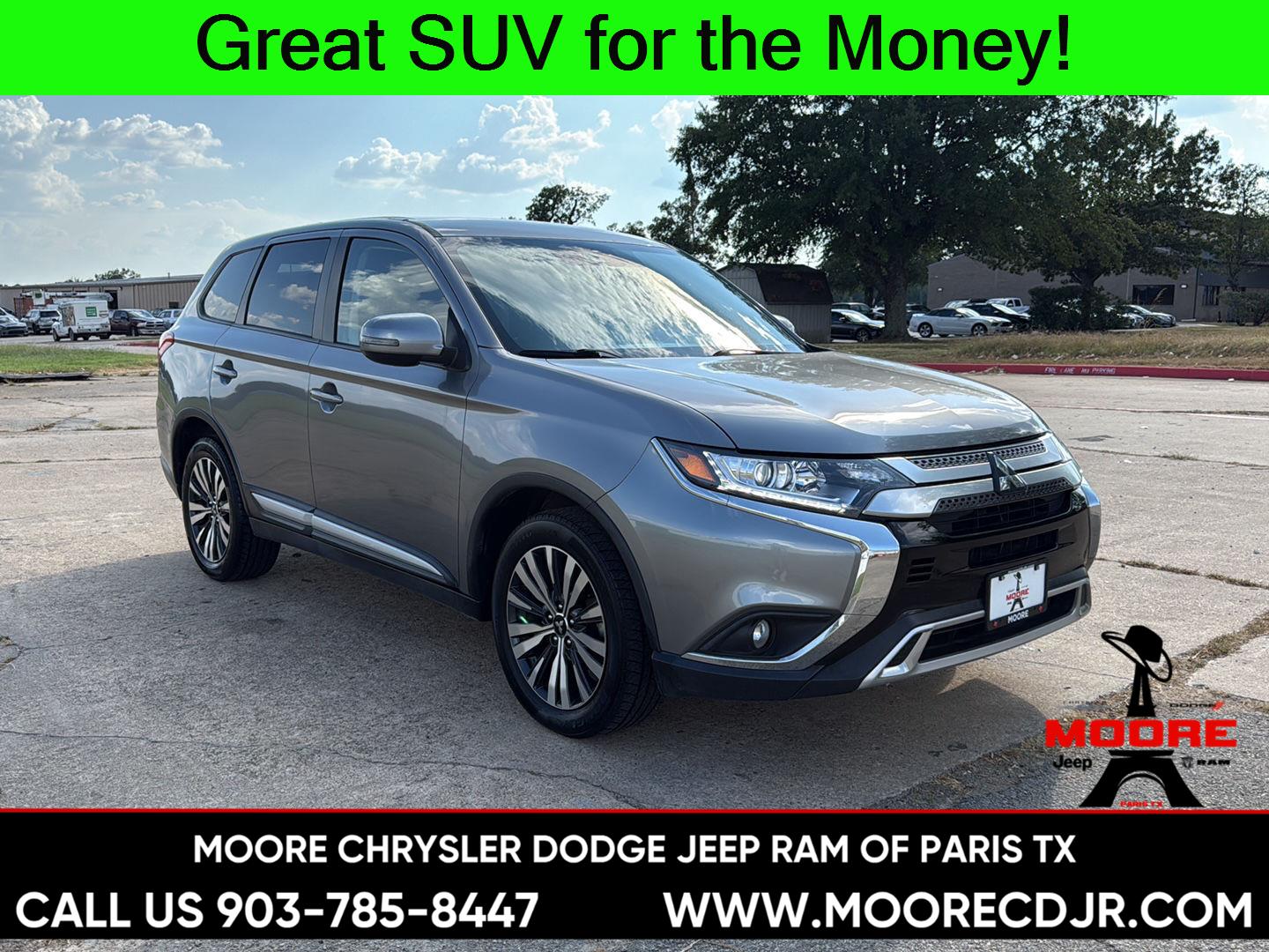 Mercury Gray Metallic 2020 Mitsubishi Outlander SUV / Crossover Front-Wheel Drive Continuously Variable Transmission