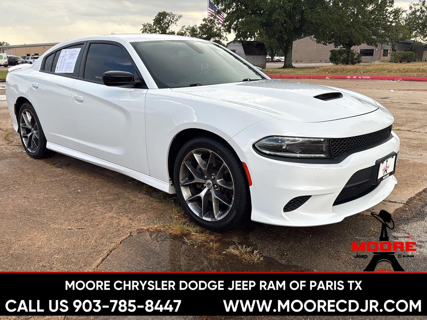 White Knuckle Clearcoat 2023 Dodge Charger Sedan Rear-Wheel Drive 8-Speed Automatic