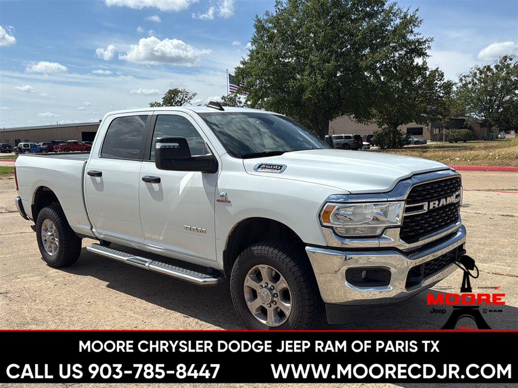 Used 2024 Bright White Clearcoat Ram Big Horn image 3