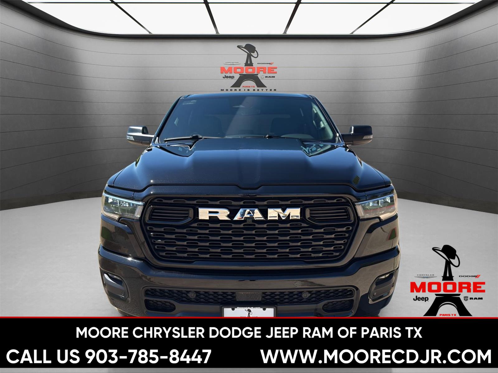 New 2026 Diamond Black Crystal Pearl-Coat Exterior Paint RAM Lone Star image 2