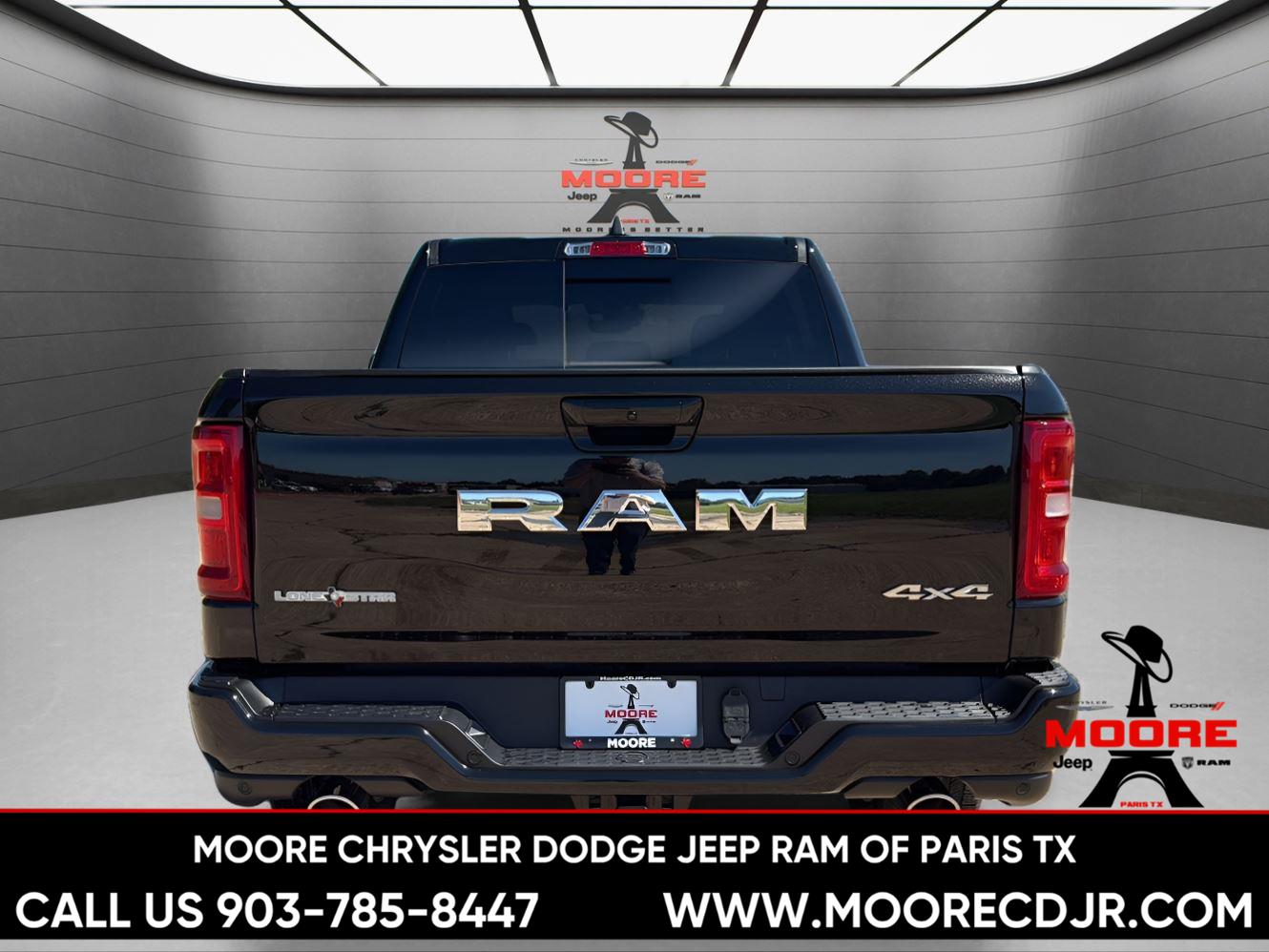New 2026 Diamond Black Crystal Pearl-Coat Exterior Paint RAM Lone Star image 7