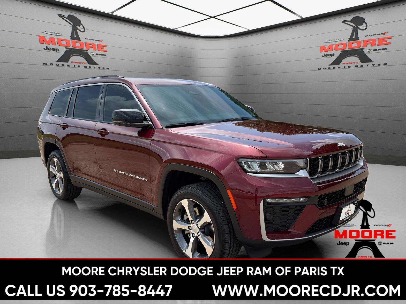 Velvet Red Pearlcoat 2026 Jeep Grand Cherokee L SUV / Crossover Four-Wheel Drive 8-Speed Automatic