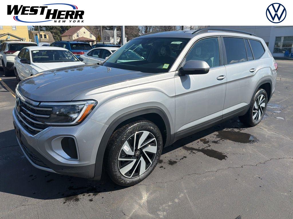 Pure Gray 2026 Volkswagen Atlas SUV / Crossover All-Wheel Drive 8-Speed Automatic