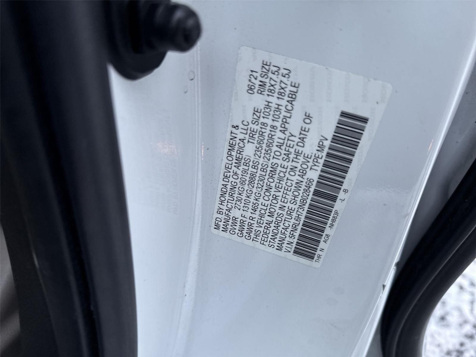 2022 Honda Odyssey EX-L at Three Rivers CJD