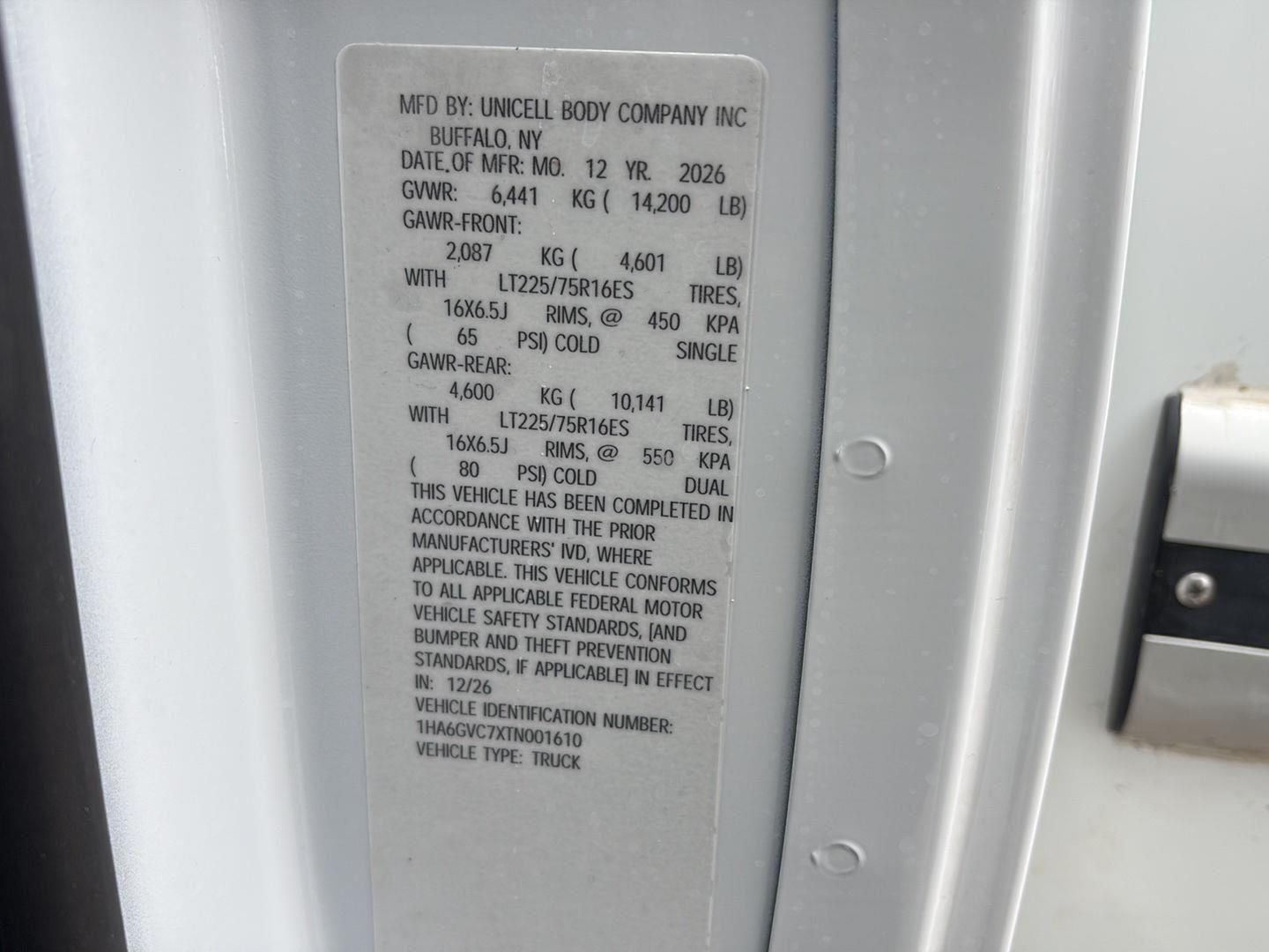 2026 Chevrolet Express Commercial Cutaway 4500 VAN 177 at Rick Weaver Chevrolet