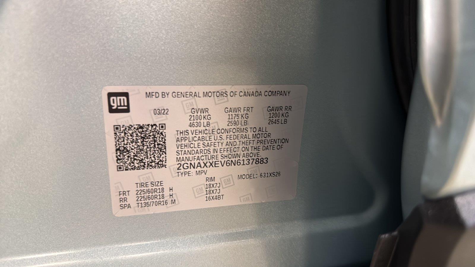 2022 Chevrolet Equinox Premier at Braxton Motor Co