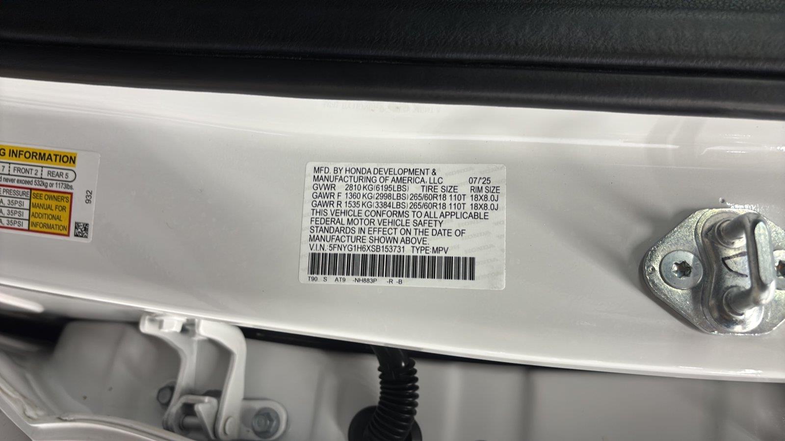 2025 Honda Pilot TrailSport at Honda North