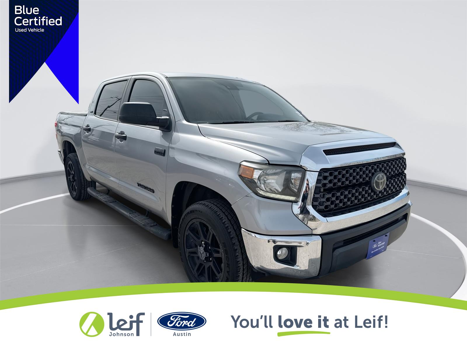 Silver Sky Metallic 2020 Toyota Tundra SR5 CrewMax 4WD Pickup Truck Four-Wheel Drive 6-Speed Automatic