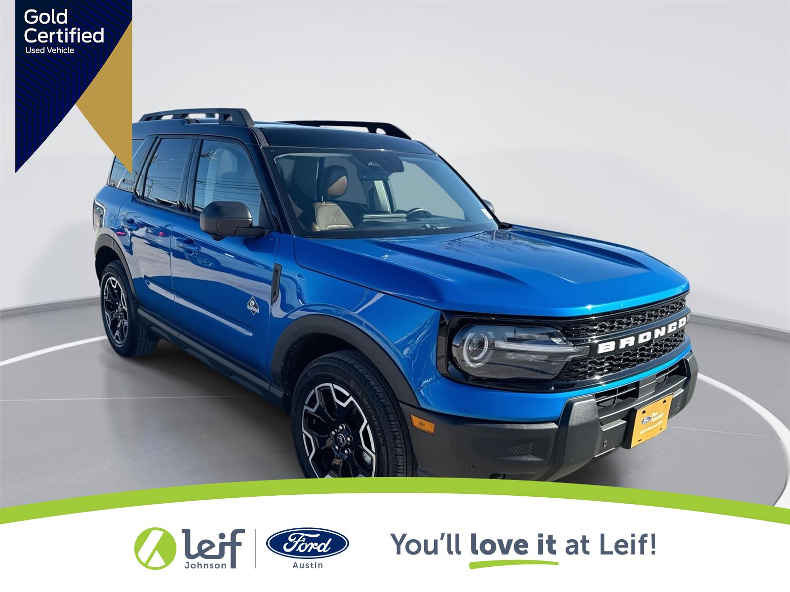 Velocity Blue 2025 Ford Bronco Sport Outer Banks AWD SUV / Crossover All-Wheel Drive 8-Speed Automatic