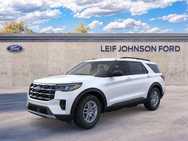 Star White Metallic Tri-Coat 2026 Ford Explorer SUV / Crossover Rear-Wheel Drive Automatic