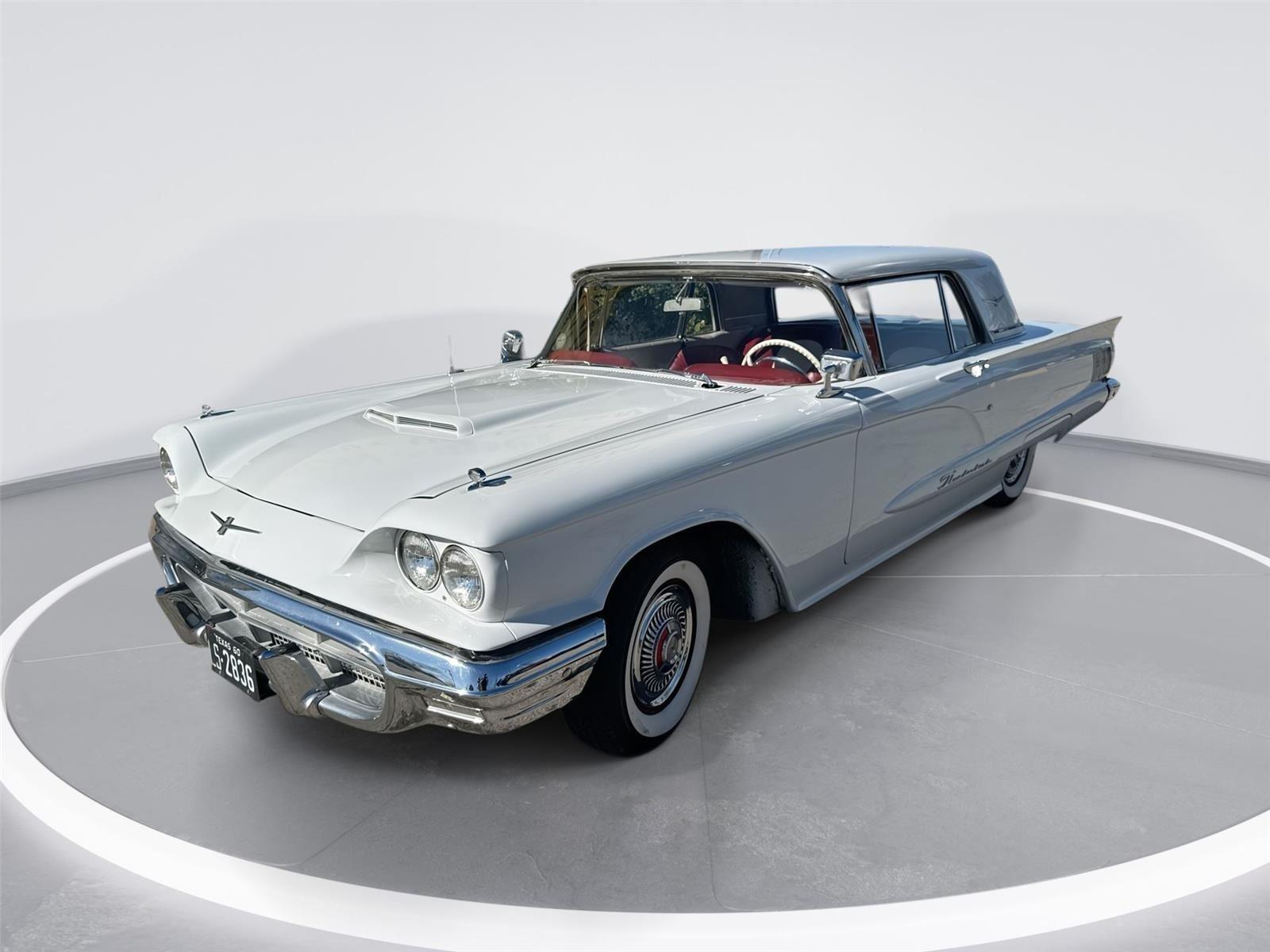 White 1960 Ford Thunderbird Coupe Automatic