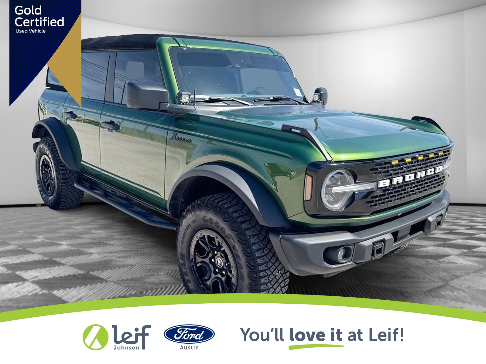 Eruption Green Metallic 2023 Ford Bronco Wildtrak Advanced 4-Door 4WD SUV / Crossover Four-Wheel Drive Automatic