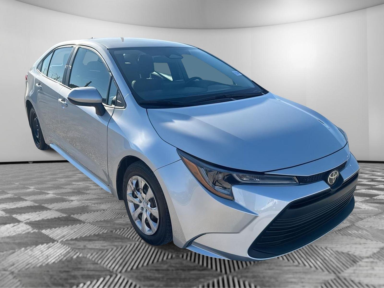 Classic Silver Metallic 2024 Toyota Corolla LE FWD Sedan Front-Wheel Drive Continuously Variable Transmission