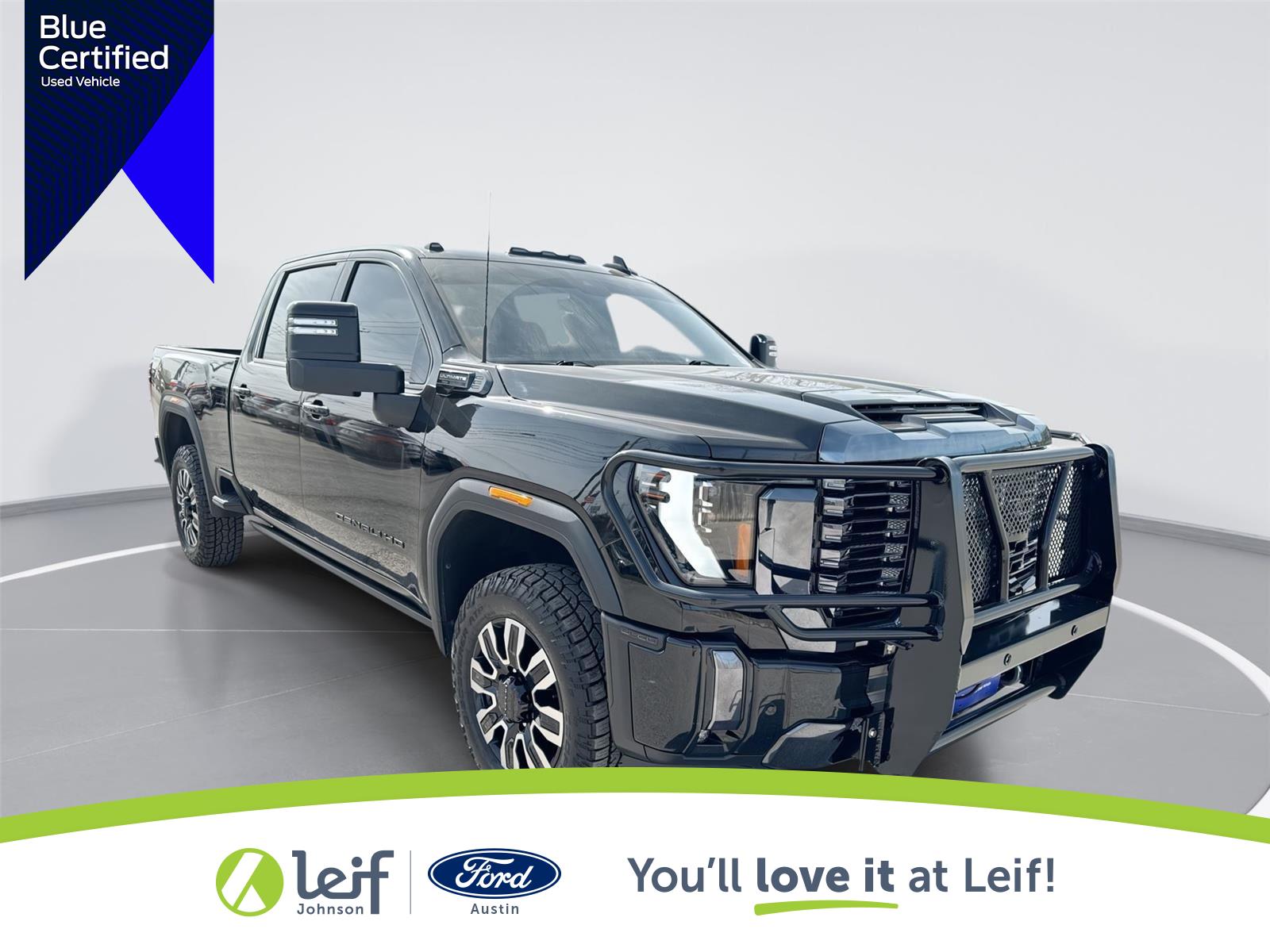 Onyx Black 2024 GMC Sierra 2500HD Denali Ultimate Crew Cab 4WD Pickup Truck Four-Wheel Drive Automatic