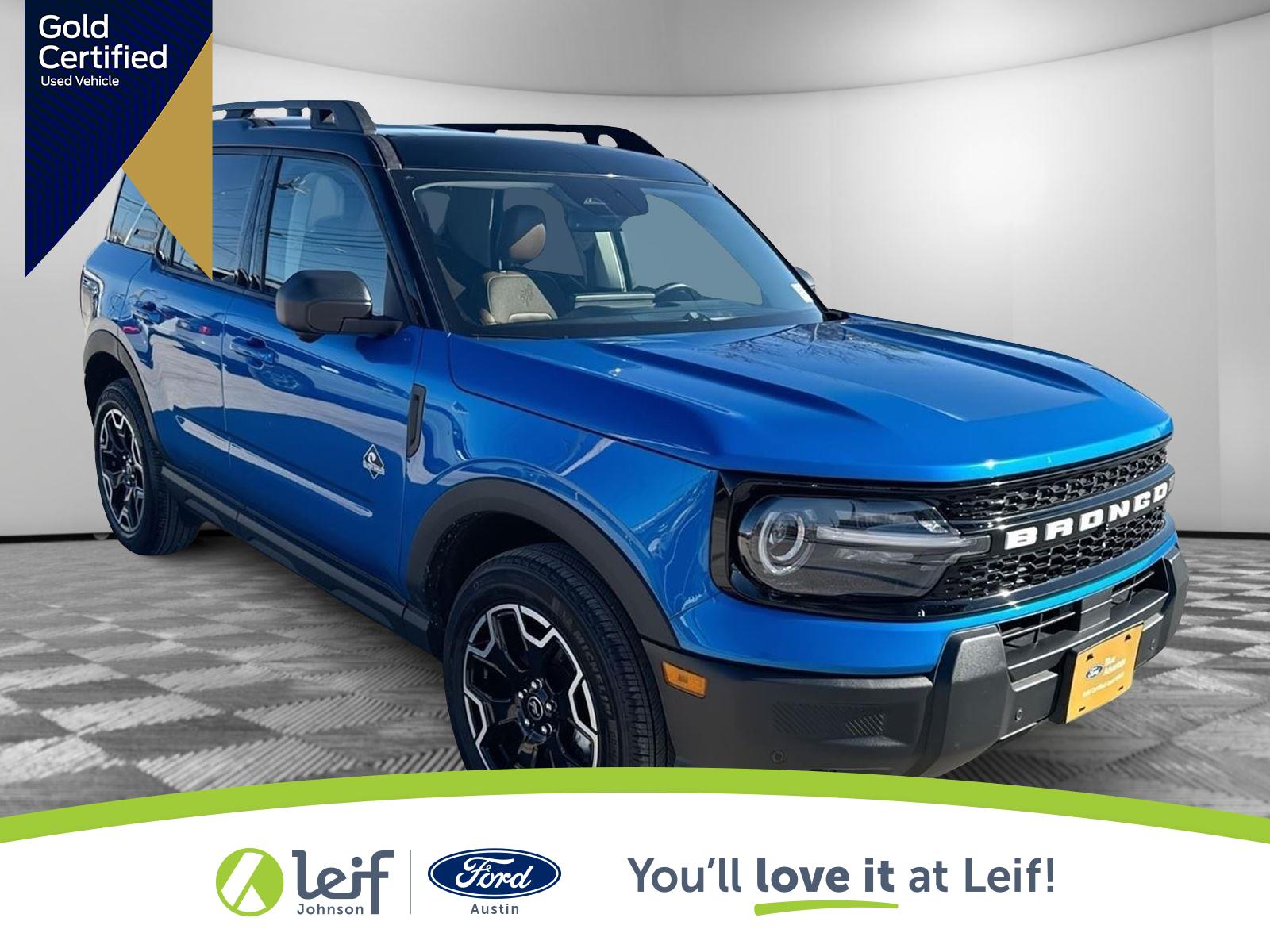 Velocity Blue 2025 Ford Bronco Sport Outer Banks AWD SUV / Crossover All-Wheel Drive 8-Speed Automatic