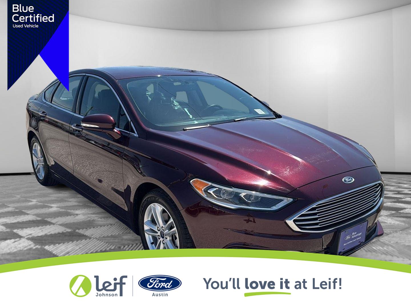 Red (Burgundy Velvet Metallic Tinted Clearcoat) 2018 Ford Fusion SE Sedan Front-Wheel Drive 6-Speed Automatic