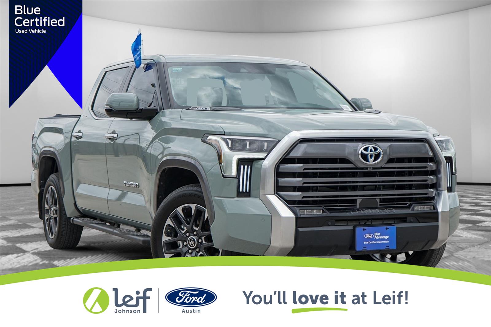 Lunar Rock 2024 Toyota Tundra Hybrid Limited HV CrewMax Cab 4WD Pickup Truck Four-Wheel Drive Automatic