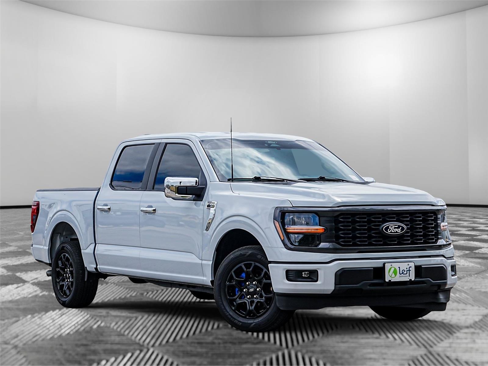 Space White 2025 Ford F-150 STX SuperCrew RWD Pickup Truck 4X2 Automatic