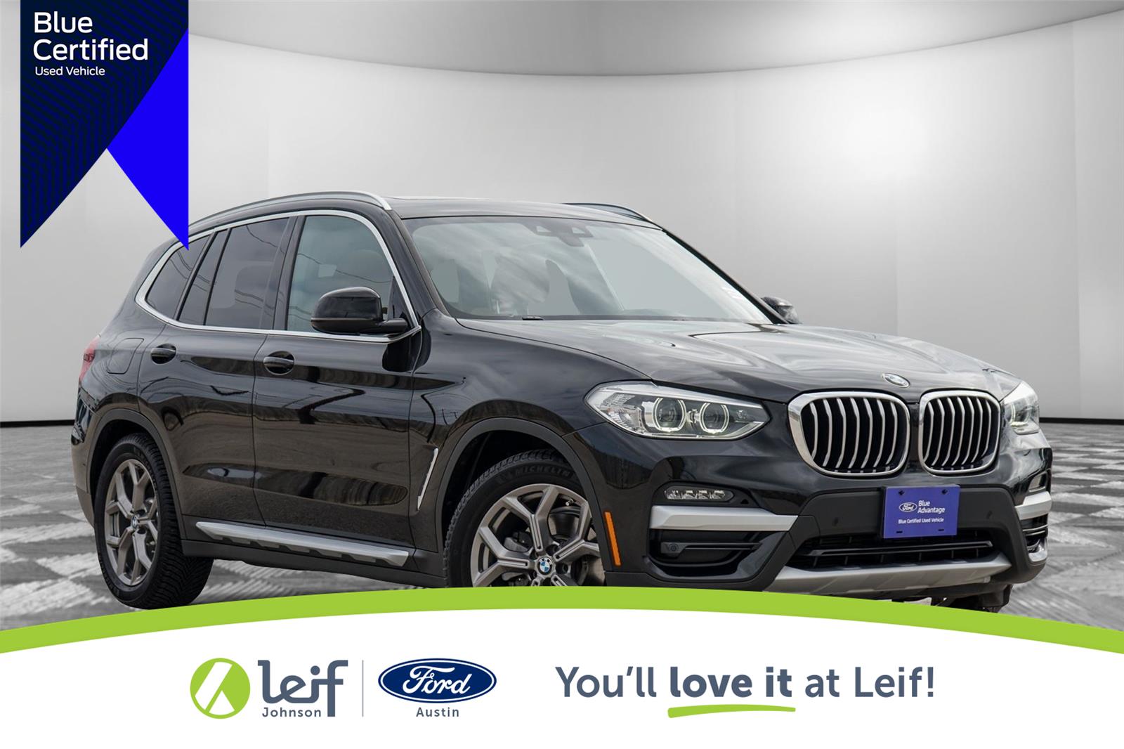 Jet Black 2020 BMW X3 sDrive30i RWD SUV / Crossover Rear-Wheel Drive Automatic