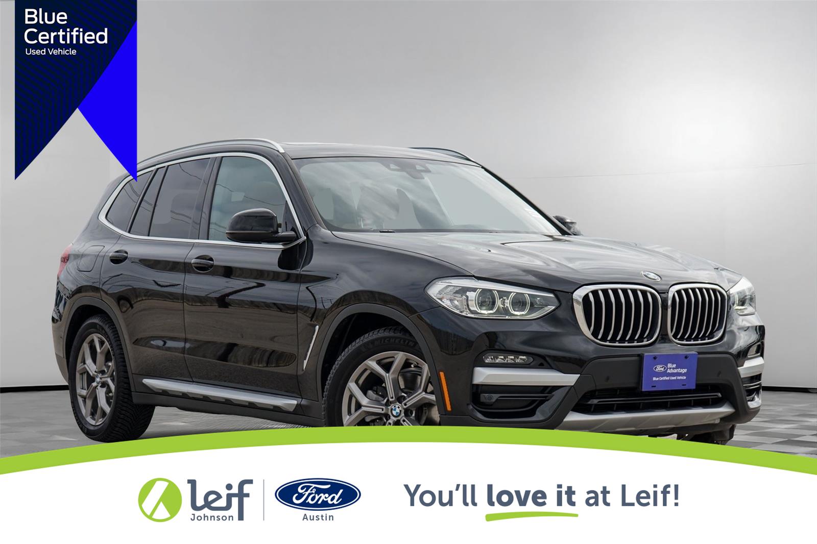 Jet Black 2020 BMW X3 sDrive30i RWD SUV / Crossover Rear-Wheel Drive Automatic