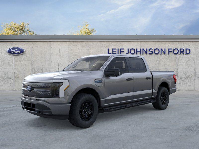 Carbonized Gray 2025 Ford F-150 Lightning XLT SuperCrew AWD Pickup Truck All-Wheel Drive Automatic