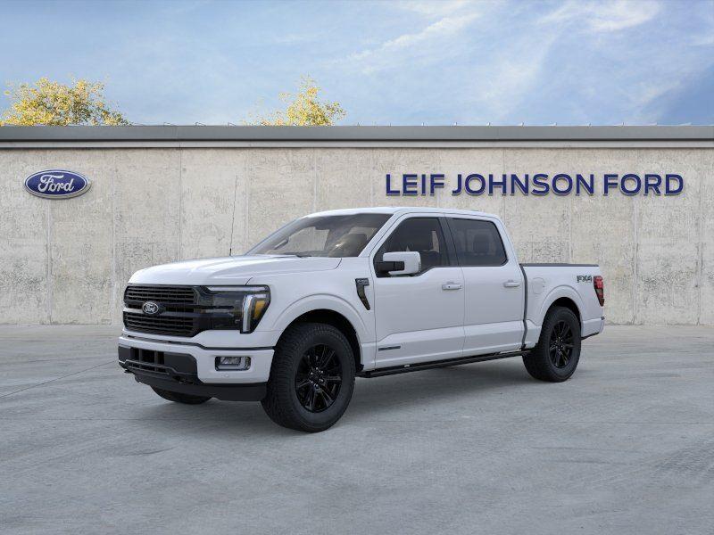 Space White 2025 Ford F-150 Platinum SuperCrew 4WD Pickup Truck Four-Wheel Drive Automatic