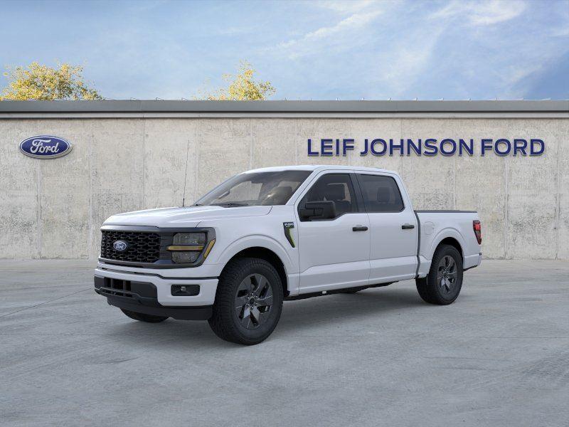 Space White 2025 Ford F-150 STX 4dr SuperCrew RWD Pickup Truck 4X2 Automatic