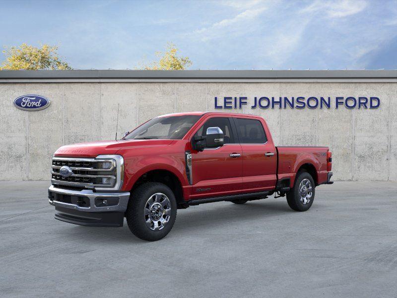 Ruby Red Metallic Tinted Clearcoat 2026 Ford F-250 Super Duty King Ranch Crew Cab 4WD Pickup Truck Four-Wheel Drive Automatic